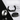 Silver-tone and black clip-on hoop earrings on a white surface with a dark diagonal edge