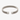 Plain silver-tone mesh C-shaped open bracelet, no engraving