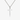 Silver-tone cross pendant necklace on a twisted rope chain on a light background