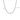 rope chain necklace size diagram, 3mm (0.12in) chain width, 60cm (23.6in) length