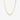 Gold-tone snake chain necklace on a light background