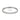 Silver-tone tennis bracelet size guide, 21 cm or 8.3 in length