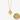 Collar con dije de disco en tono dorado grabado con una rosa y un nombre, con dije de piedra transparente y detalle del grabado