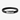 Pulsera cable de carga trenzada negra con grabado de muestra Customize Text en el cierre, fondo blanco