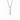 Silver-tone engraved bar pendant necklace with Customize Text sample engraving, front view