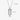 size diagram of the razor blade pendant necklace, chain length 60cm (23.6 in), pendant 4cm by 2cm (1.6 in by 0.8 in)